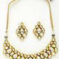 Kundan Choker With Earrings - Ruby Raang | Swadesiicart