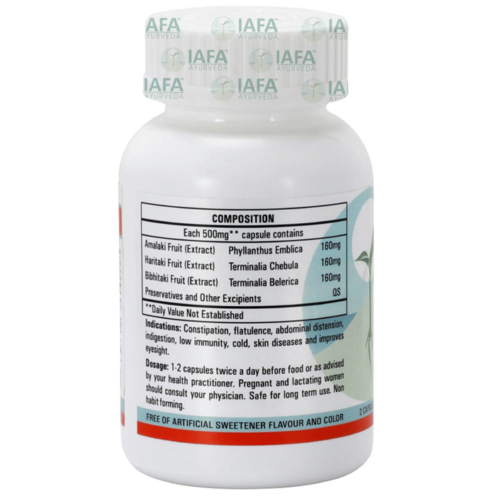 Iafa Ayuveda Triphala Veg Capsules | Swadesiicart