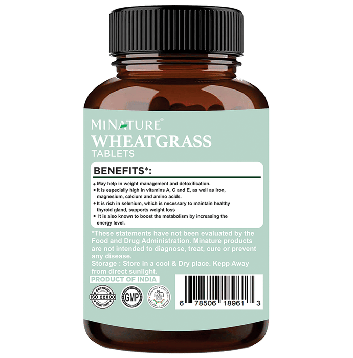 Minature Wheatgrass Tablets | Swadesiicart
