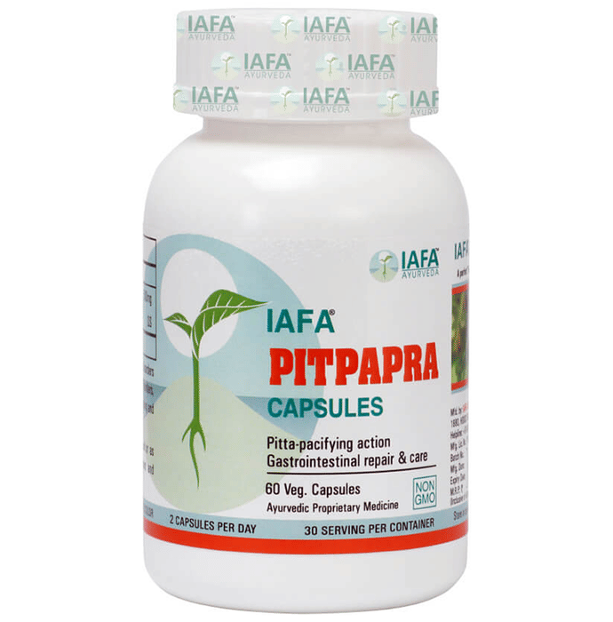 Iafa Ayuveda Pitpapra Veg Capsules | Swadesiicart