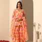 Pomcha Jaipur Yellow Gul Rangrez Sharara Set | Swadesiicart