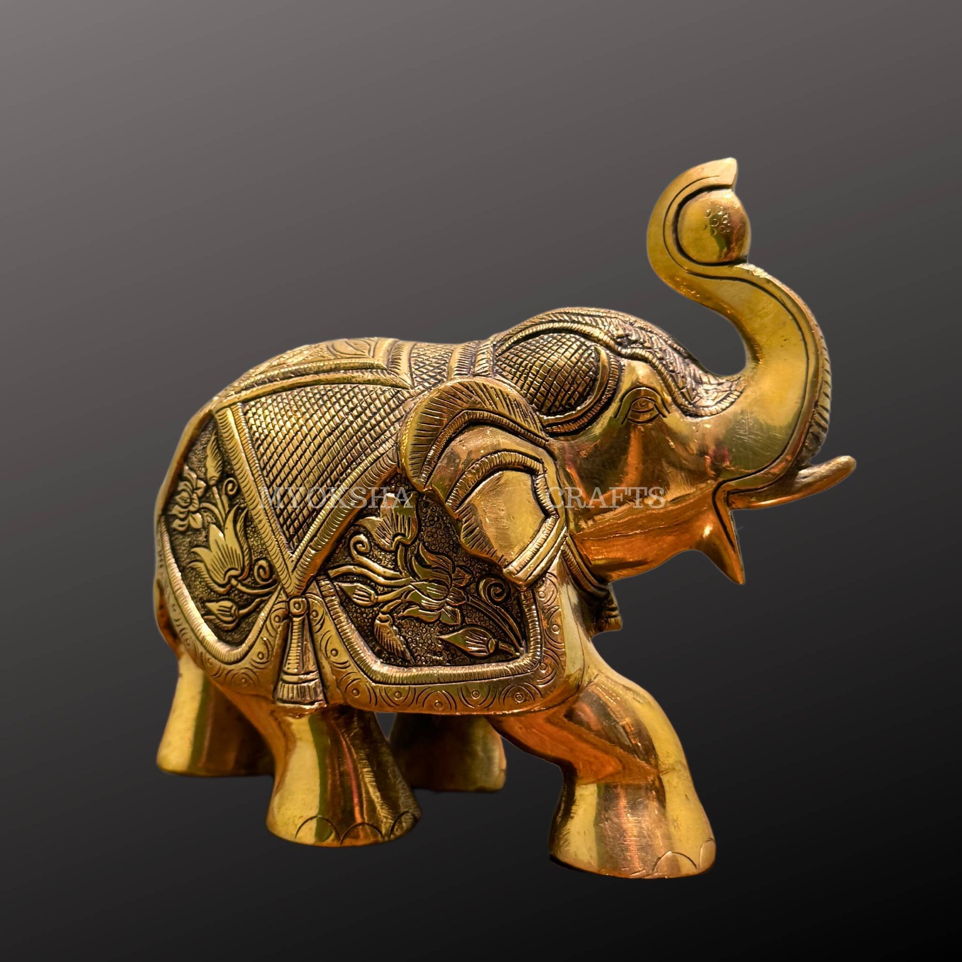 Brass Elephant Idol | Swadesiicart