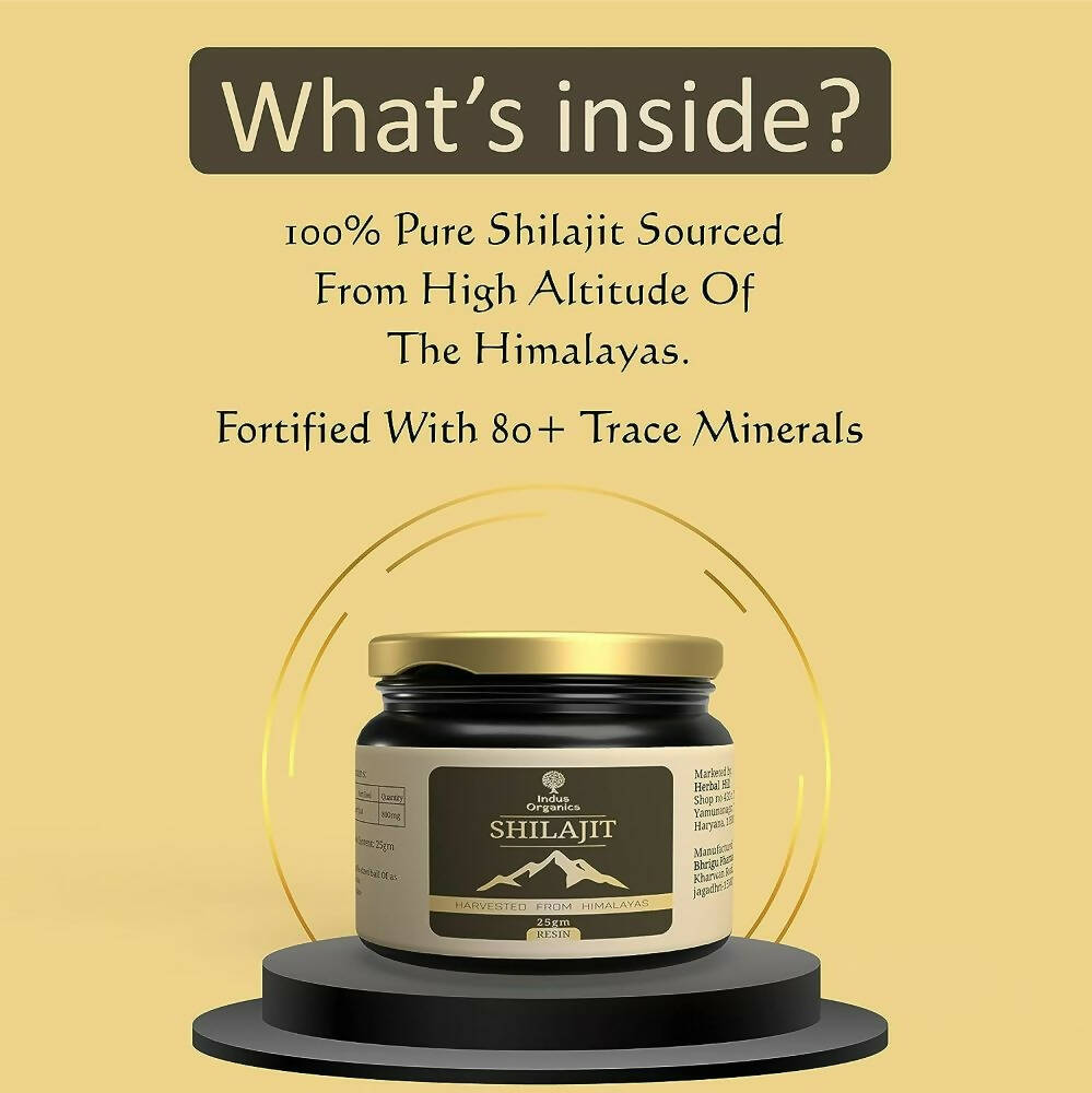 Indus Organics Pure Himalayan Original Sj Resin | Swadesiicart
