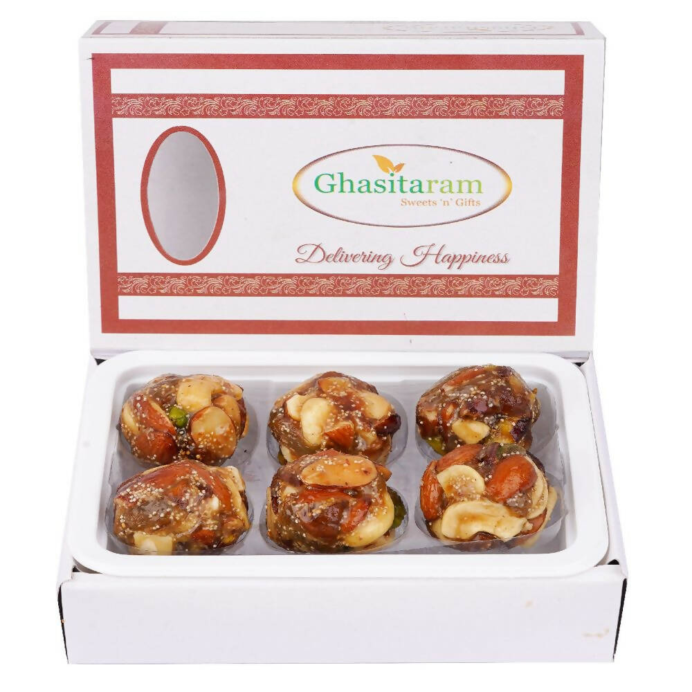 Ghasitaram Dry Fruit Laddoos with No Added Sugar | Swadesiicart