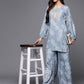 Ahalyaa Women's Traditional Wea Co-ods - Grey - Swadesiicart