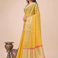 Shree Shyam Fashion Florance Yellow Organza Saree