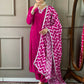 Partywear Designer Viscose Lemon Stitched Suit With Dupatta - Tanisha | Swadesiicart