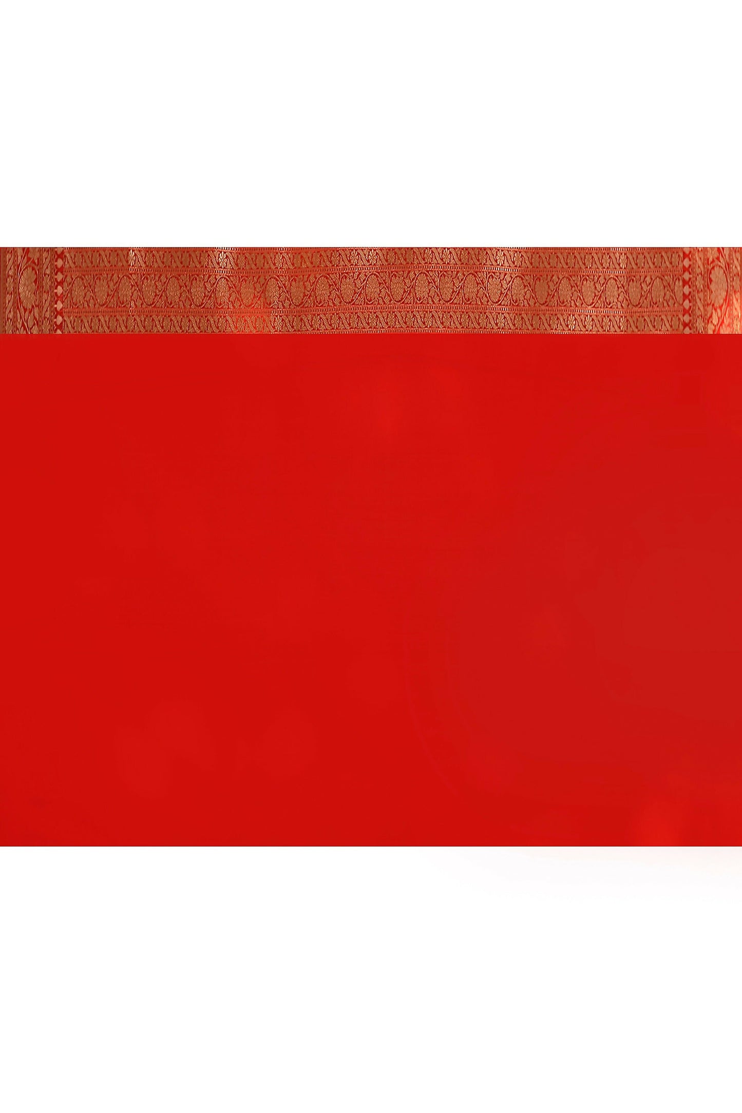 Joban Fashion Red Banarasi Soft Pure Handloom Banarasi Silk Saree | Swadesiicart