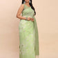 Shree Shyam Fashion Linen Cotton Light Green Saree
