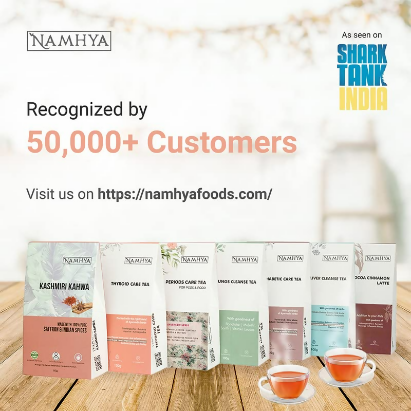 Namhya Ayurvedic Spiced Black Tea- Natural Immunity Booster | Swadesiicart