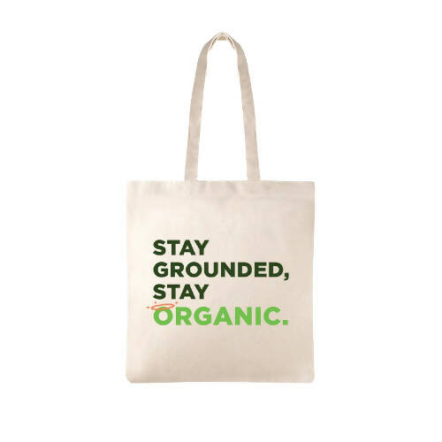 Two Brothers Organic Farms Farmer Style Cotton Bag (Tote Bag) - Swadesiicart