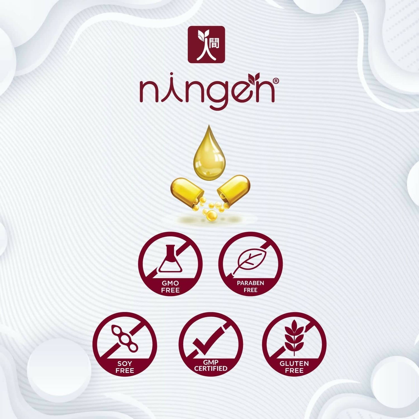Ningen Almond Oil Capsules - Swadesiicart