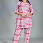 Morchari Digital Print Semi Muslin Co-Ord Set Top & Trouser-Multicolor - Swadesiicart