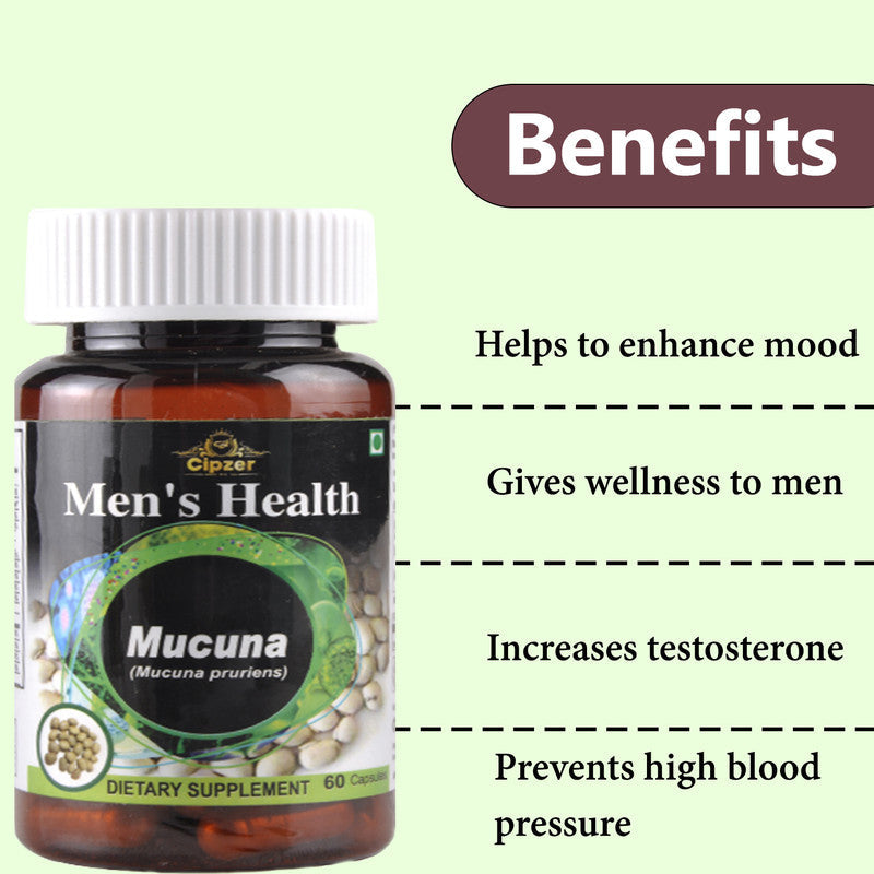 Cipzer Kapikachhu Capsules for Men - Swadesiicart