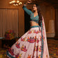 AI Fashion Light Pink Crepe Designer Navratri Wear Lehenga Choli Collection