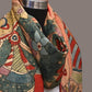 Multicolor Kalamkari Hand Painted Kanchipuram Silk Handloom Dupatta with Krishna Design - Global Threads | Swadesiicart