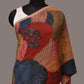 Multicolor Kalamkari Hand Painted Woolen Handloom Stole with Mountains Design - Global Threads | Swadesiicart