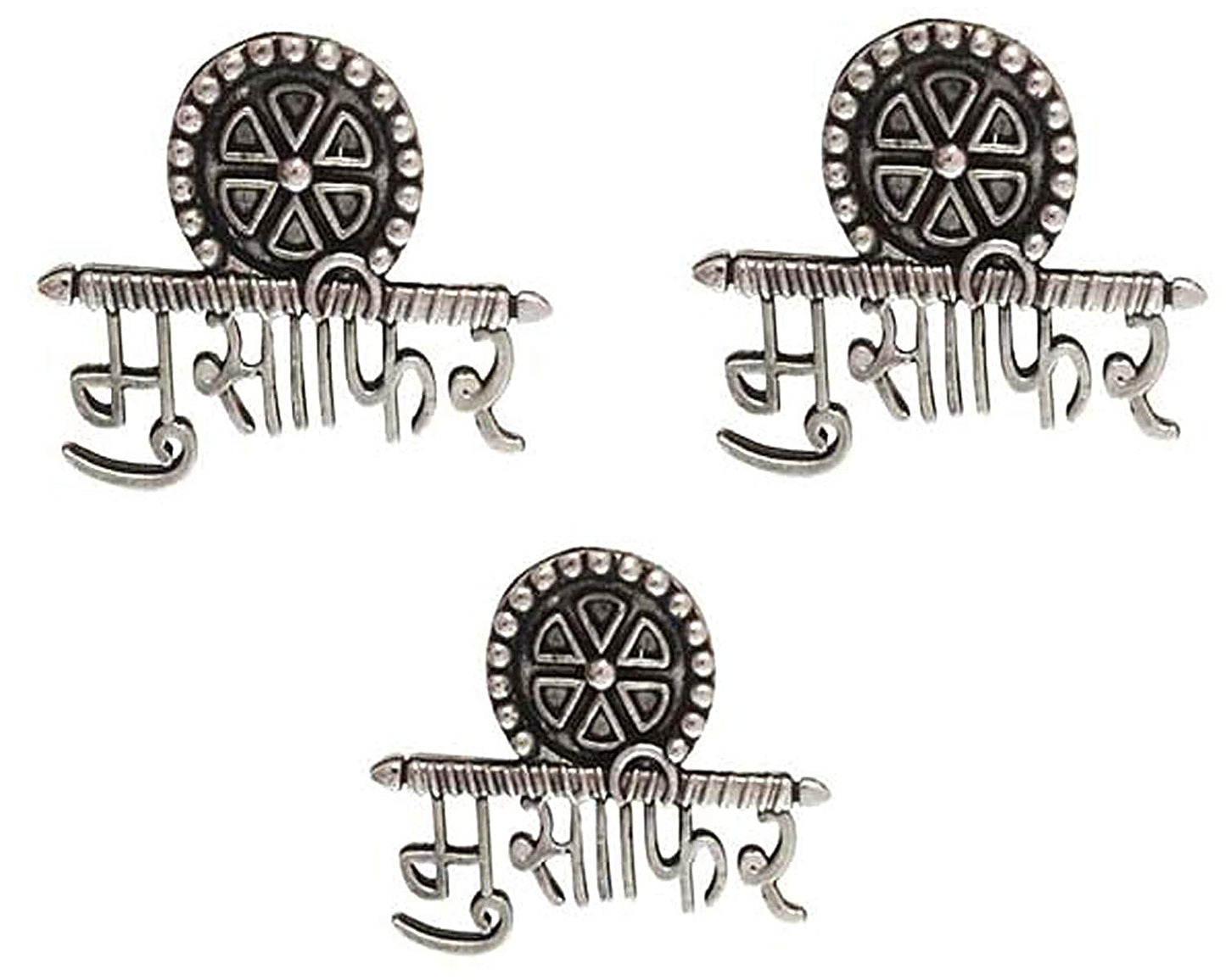Silver-Plated Alloy Silver Oxidised Ring And Earring Combo - The Pari - The Pari - Dinesh Associates