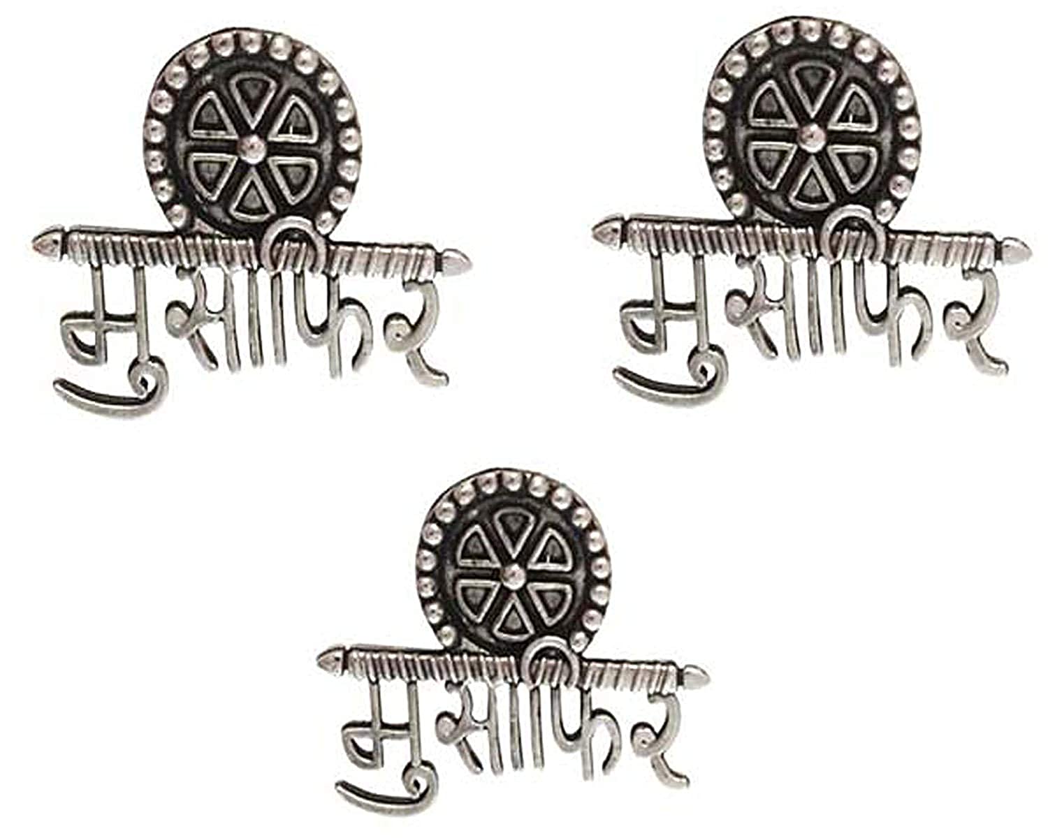 Silver-Plated Alloy Silver Oxidised Ring And Earring Combo - The Pari - The Pari - Dinesh Associates