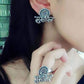 Silver-Plated Alloy Silver Oxidised Ring And Earring Combo - The Pari - Swadesiicart