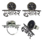 Silver-Plated Alloy Silver Oxidised Ring And Earring Combo - The Pari - Swadesiicart