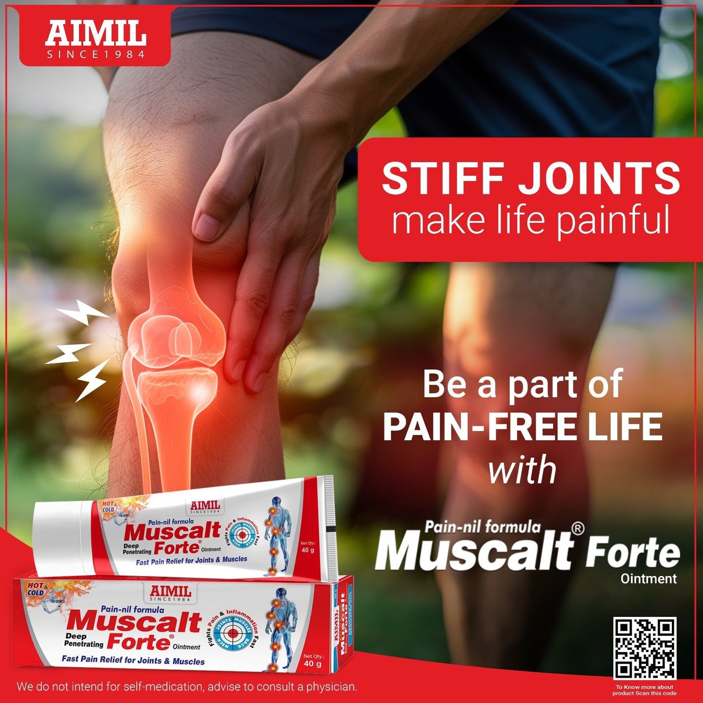 Aimil Muscalt Forte Ointment | Swadesiicart