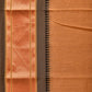 Mustard and Black Bamboo Cotton Plain Saree with Strips Pallu Design No Blouse - Global Threads | Swadesiicart