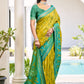 Anaita Mustard Silk Saree With Blouse Piece
