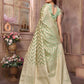 Aastha Fashion Pista Soft Organza Silk Weaving Saree