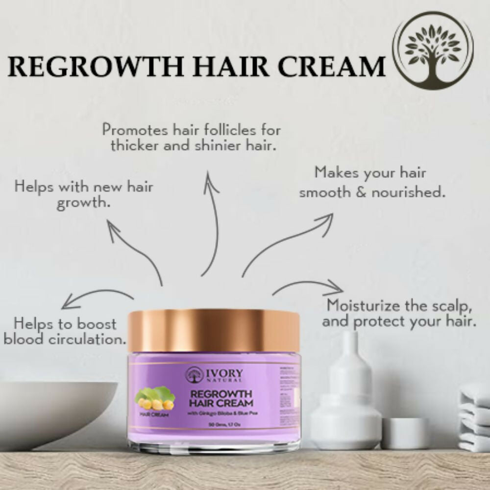 Ivory Natural Hair Growth Cream For Stronger, Healthier Hair | Swadesiicart