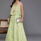 Ahalyaa Women's Traditional Wear Co-ods - Green - Swadesiicart