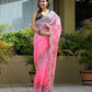 Vamsee Sanyogita Sanyogita - Pink Organza Saree - Swadesiicart