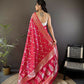 Joban Fashion Pink Meenakari Banarasi Silk Sarees | Swadesiicart