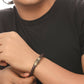 NVR Men's Brown Leather Bracelet - NR Retail-NVR