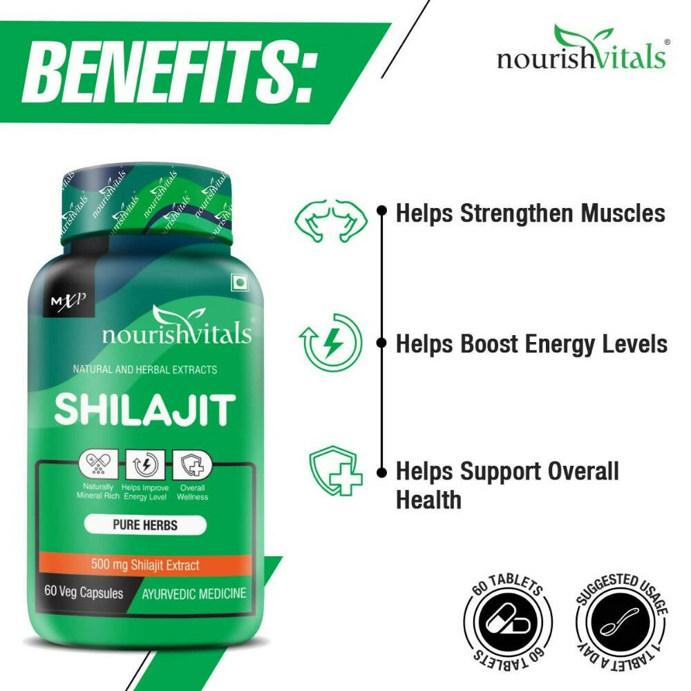 Nourishvitals Pure Herbs Sj Capsules - Swadesiicart