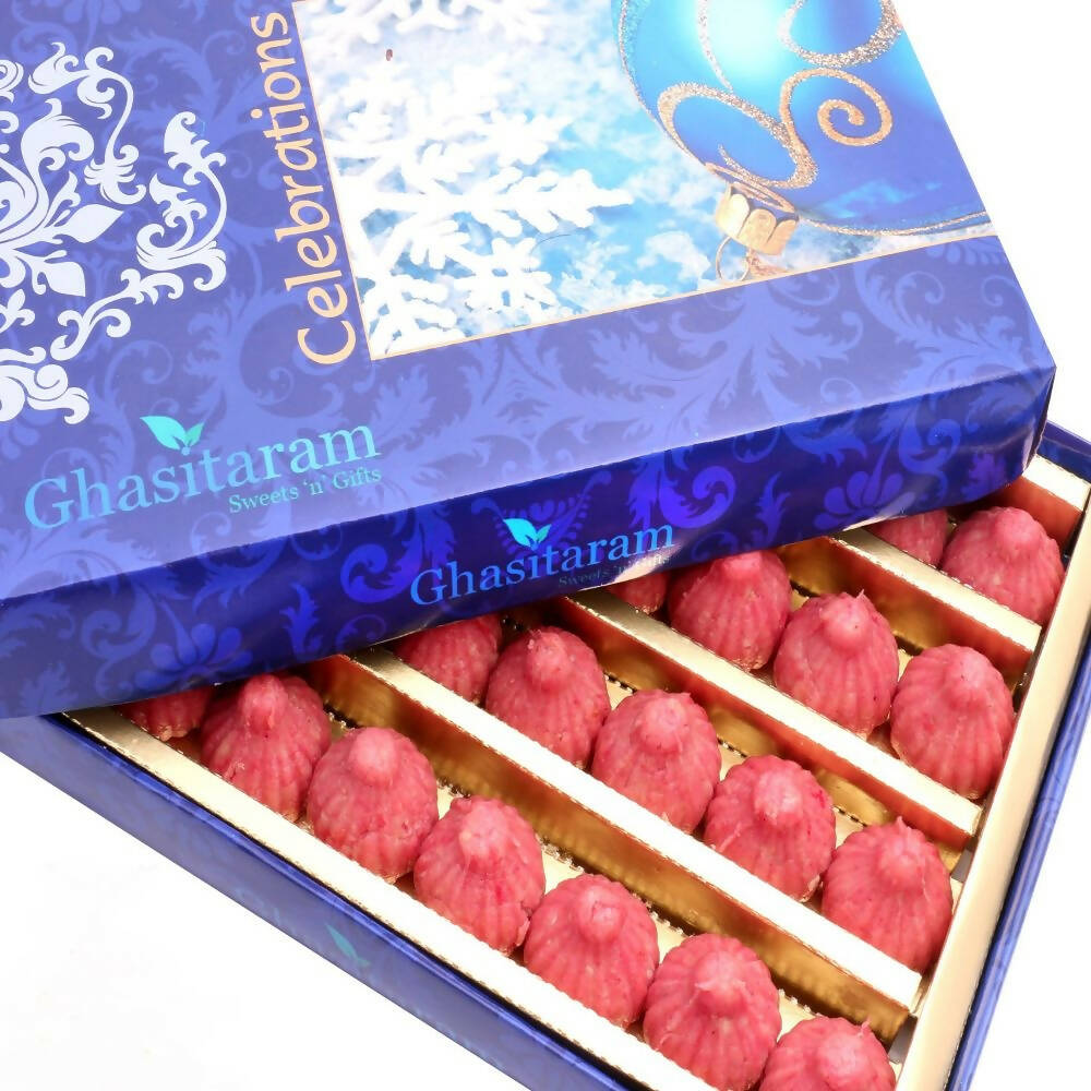 Ghasitaram Litchi Kaju Modaks | Swadesiicart