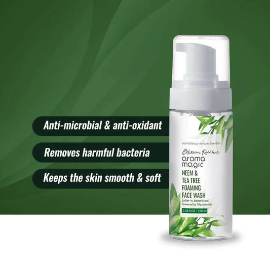 Blossom Kochhar Aroma Magic Neem & Tea Tree Foaming Face Wash - Swadesiicart