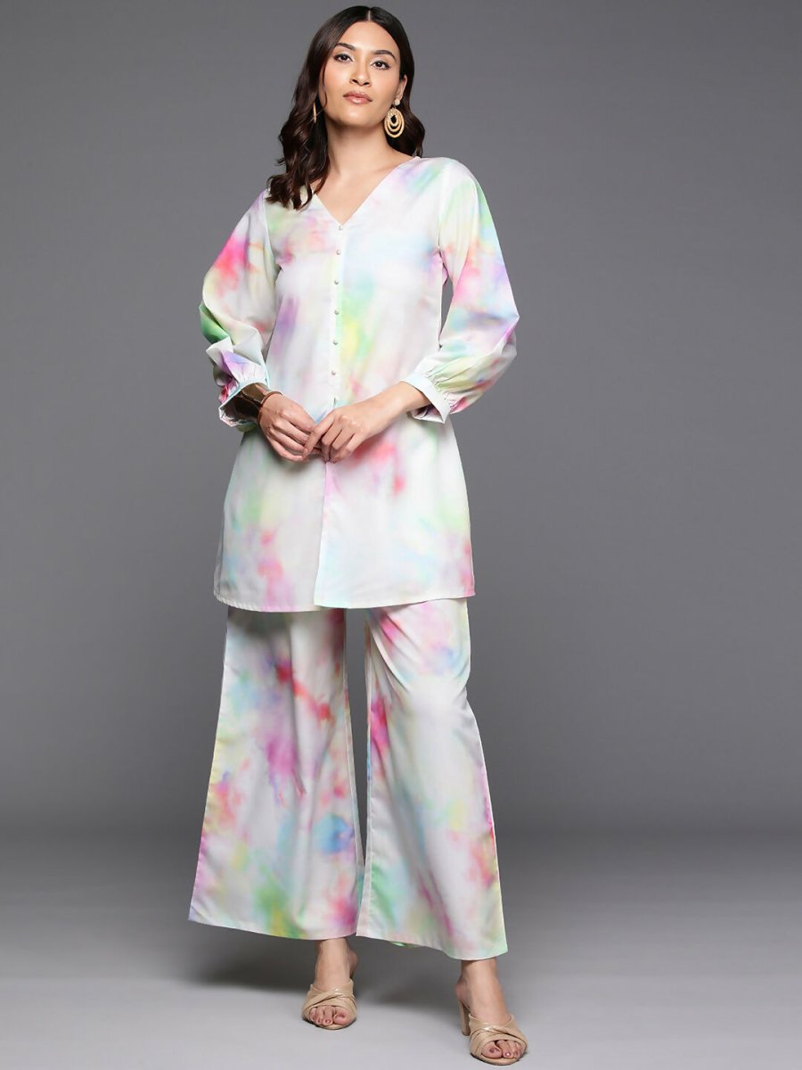 Ahalyaa Women's Traditional Wear Co-ods - Multi Color - Swadesiicart