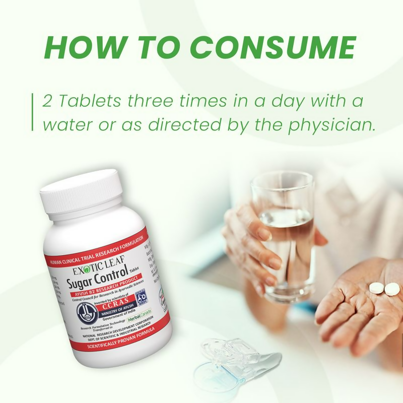 Exotic Leaf Sugar Control Tablets - Swadesiicart