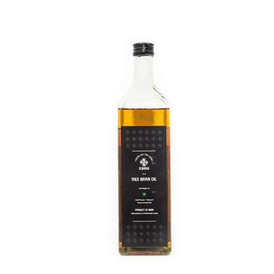 Zama Organics Rice Bran Oil - Swadesiicart