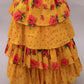 Lil Drama Genda Phool Mustard Choli and Lehanga Set For Girls | Swadesiicart