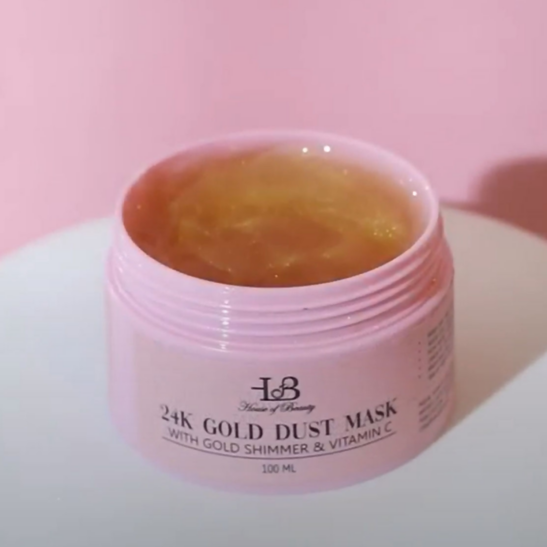 House of Beauty 24K Gold Dust Face Mask - Swadesiicart