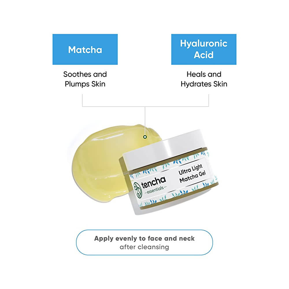 Tencha Essentials Ultra Light Matcha Face Gel | Swadesiicart