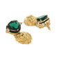 Green Danglers- Ruby Raang | Swadesiicart