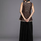 Ahalyaa Women's Traditional Wear Co-ods - Black - Swadesiicart