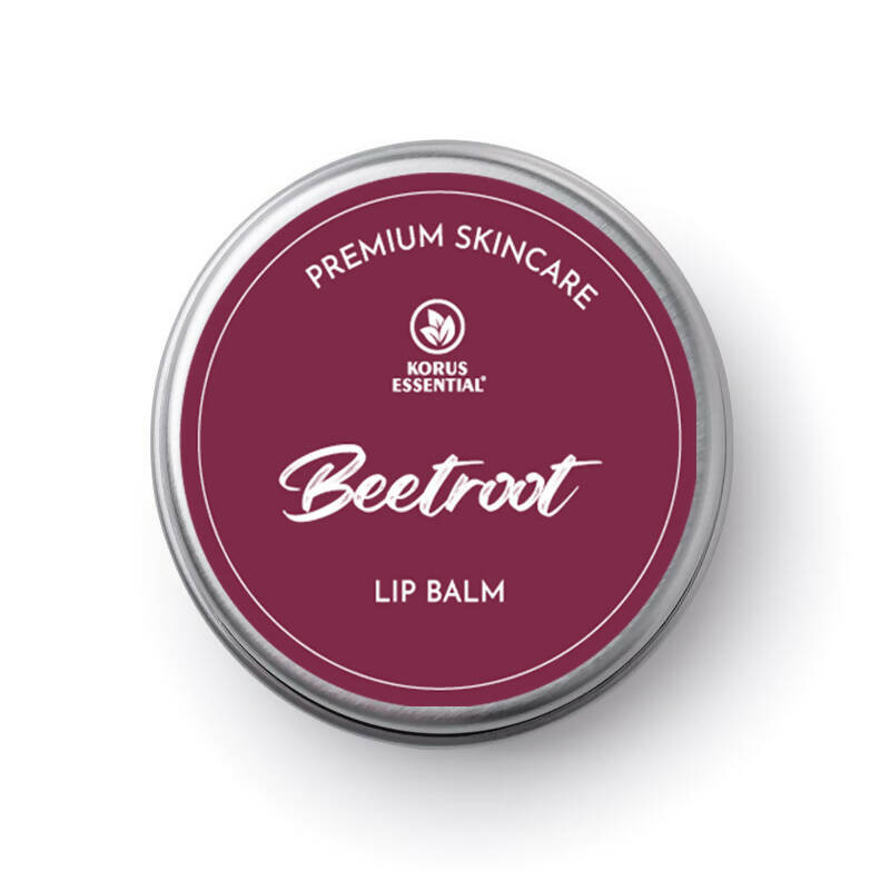 Korus Essential Beetroot Lip Balm with Shea Butter - Just Jaivik