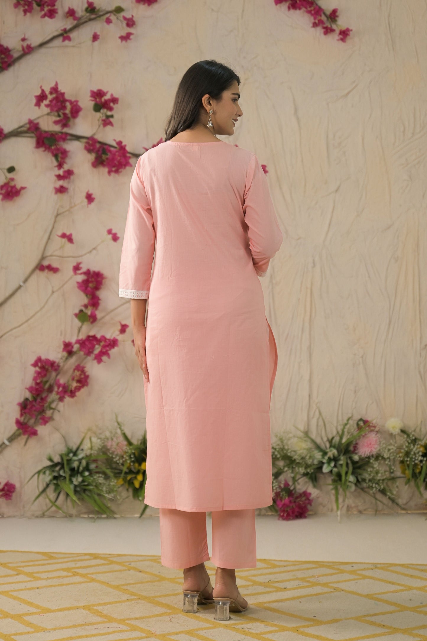 Ethnic Festive Wear Cotton Violate Stitched Suit With Dupatta - Tanisha | Swadesiicart