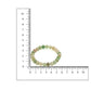 Green Avanturine Beads Elastic Bracelet - Ruby Raang | Swadesiicart