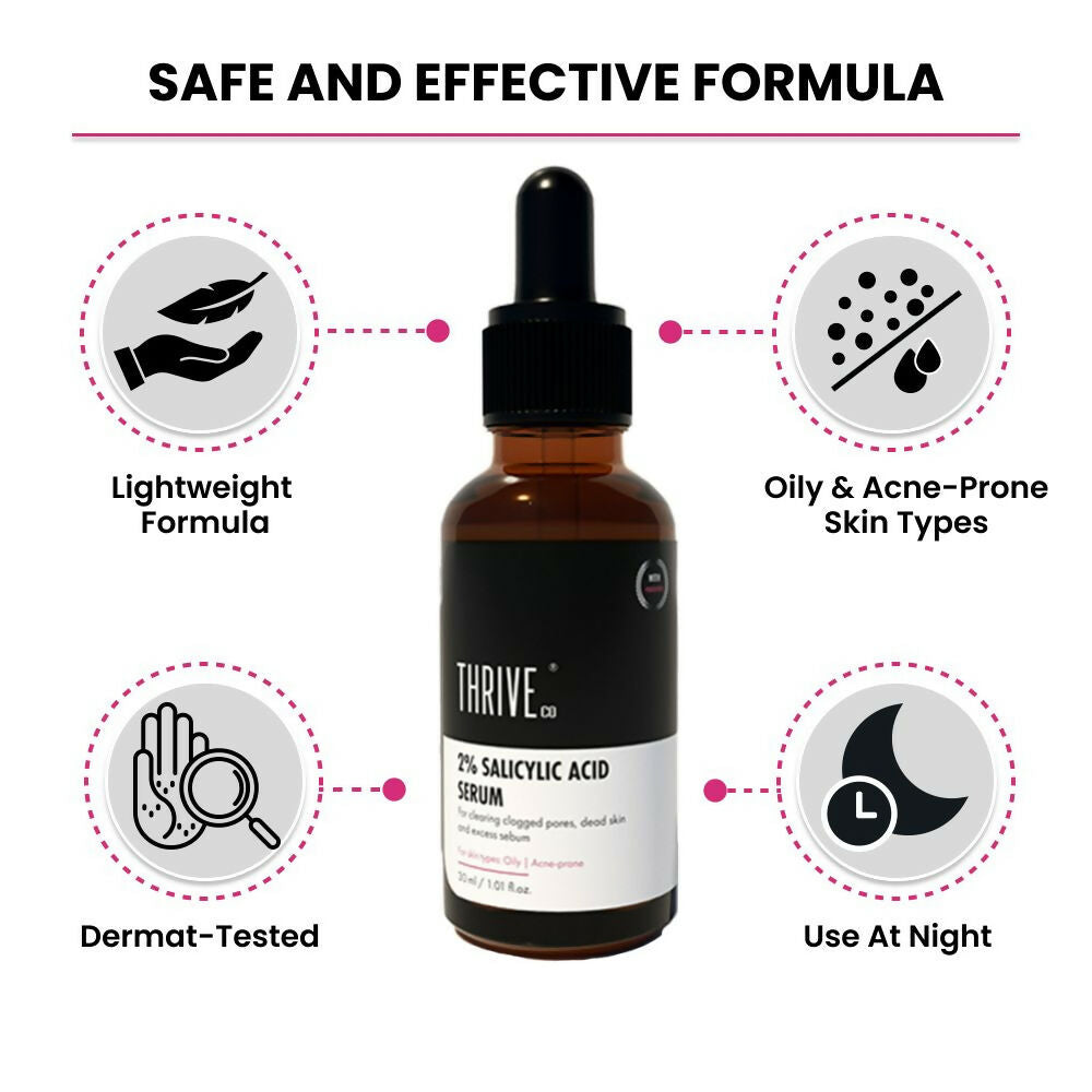 ThriveCo 2% Salicylic acid Serum | Swadesiicart