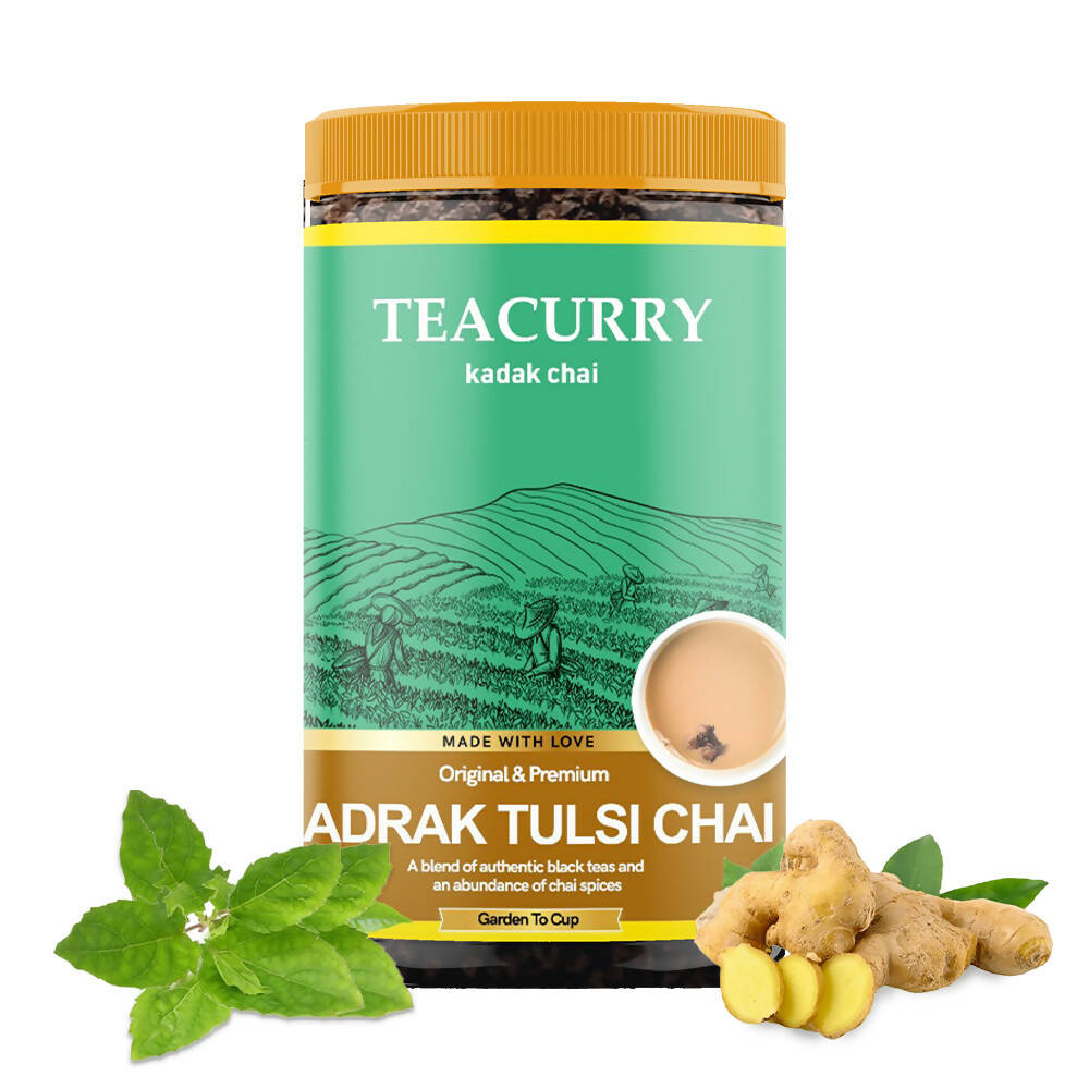 Teacurry Adrak Tulsi Chai Powder - Teacurry
